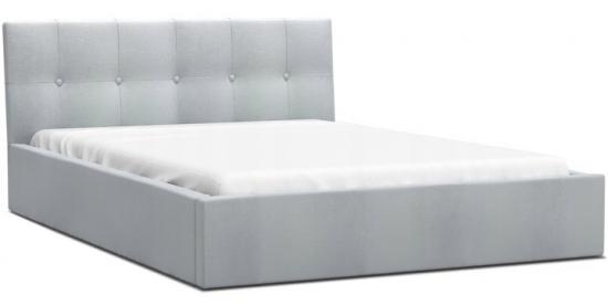 Luxusná manželská posteľ VEGAS 1 svetlo šedá 160x200 z paris dreveným roštom
